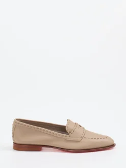 – Loafer aus Lammleder in Beige*Santoni New