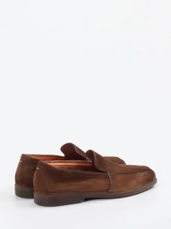 Herren Santoni – Loafer aus Veloursleder in