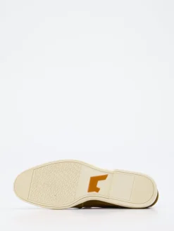 – Loafer aus Veloursleder in Oliv*Santoni New