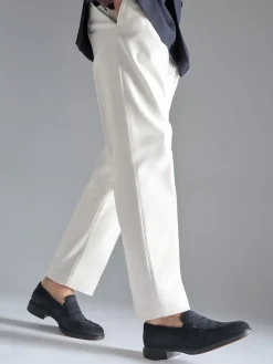 Herren Santoni – Loafer aus Veloursleder Dunkel