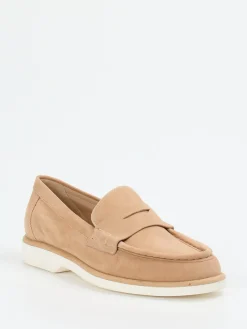 – Loafer aus Veloursleder in*Santoni Clearance