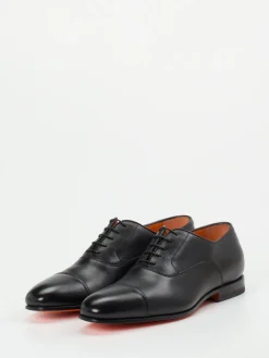 – Oxford-Schnürschuh aus Lammleder*Santoni New