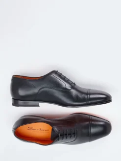 – Oxford-Schnürschuh aus Lammleder*Santoni New