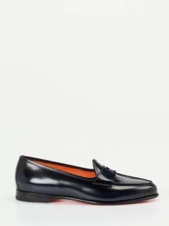 – Penny Loafer aus Kalbleder in Dunkel*Santoni Hot