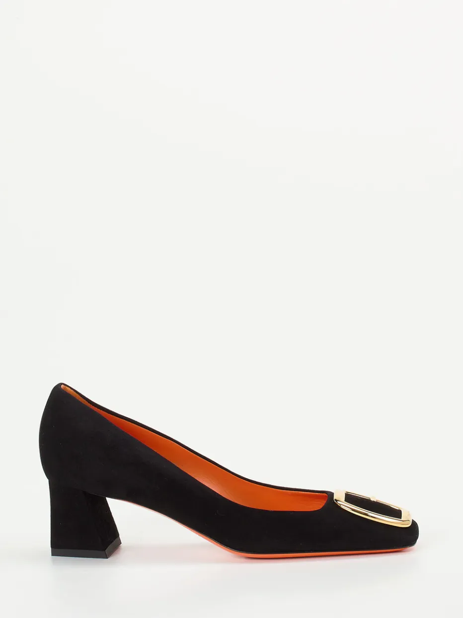 Damen Santoni – Pumps aus em Veloursleder