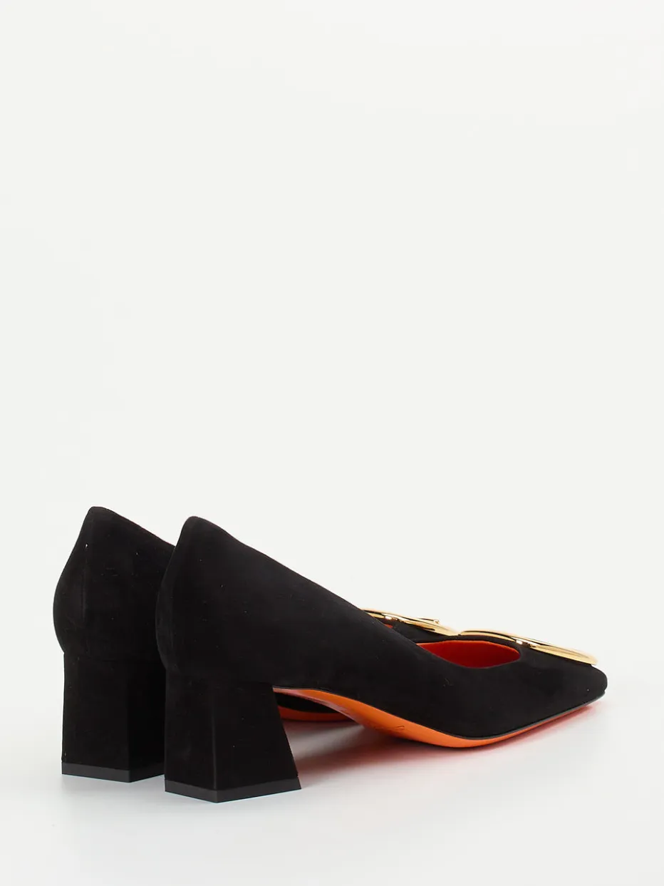 Damen Santoni – Pumps aus em Veloursleder