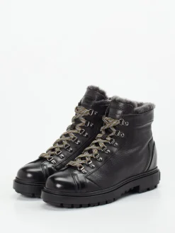 – Schnürboots aus Hirschleder*Santoni