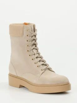 – Schnürstiefelette aus Veloursleder*Santoni Discount