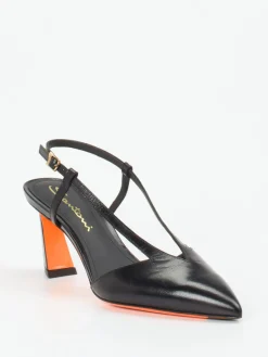 Damen Santoni – Slingback-Pumps aus Kalbleder