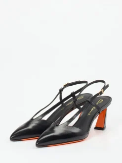 Damen Santoni – Slingback-Pumps aus Kalbleder