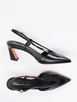 Damen Santoni – Slingback-Pumps aus Kalbleder