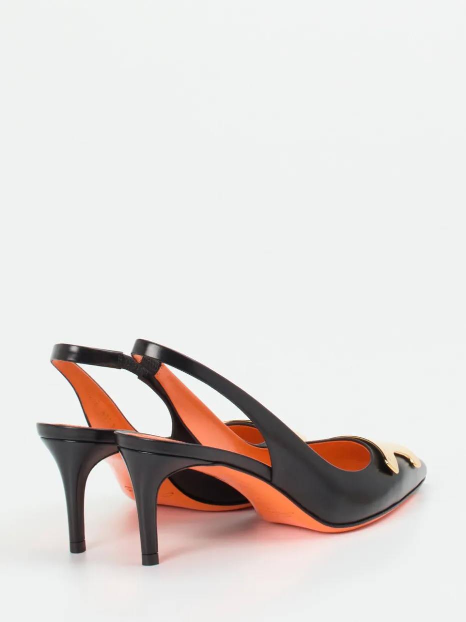 – Slingback-Pumps aus Kalbleder*Santoni Sale