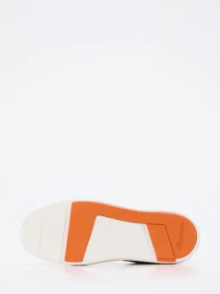 Herren Santoni – Slip-On Sneaker aus Veloursleder Tauben