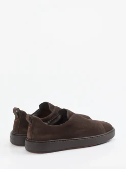 – Slip-On Sneaker aus Veloursleder*Santoni
