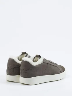 Damen Santoni – Sneaker aus geprägtem Leder in