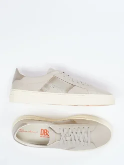 – Sneaker aus Kalbleder in Stein*Santoni Hot