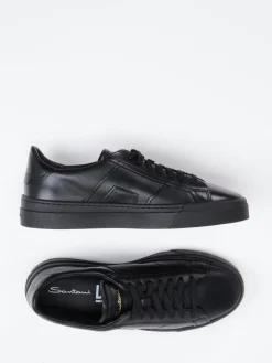 Herren Santoni – Sneaker aus Kalbleder