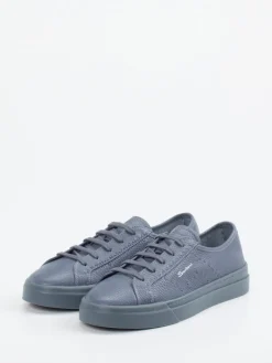 Herren Santoni – Sneaker aus Kalbleder Schiefer