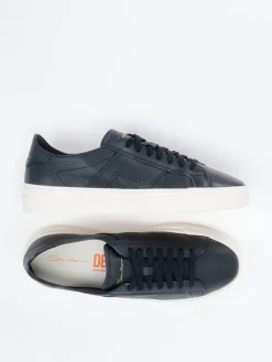 – Sneaker aus Kalbleder Dunkel*Santoni Hot