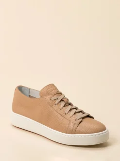 – Sneaker aus Kalbleder in braun*Santoni Hot