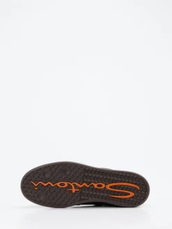 – Sneaker aus Kalbleder Dunkel*Santoni