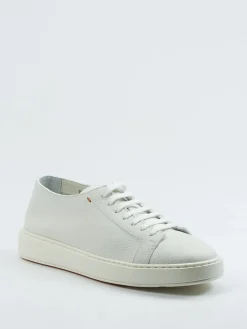 – Sneaker aus Kalbleder in Offwhite*Santoni Best