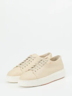 – Sneaker aus Lammleder in*Santoni Outlet