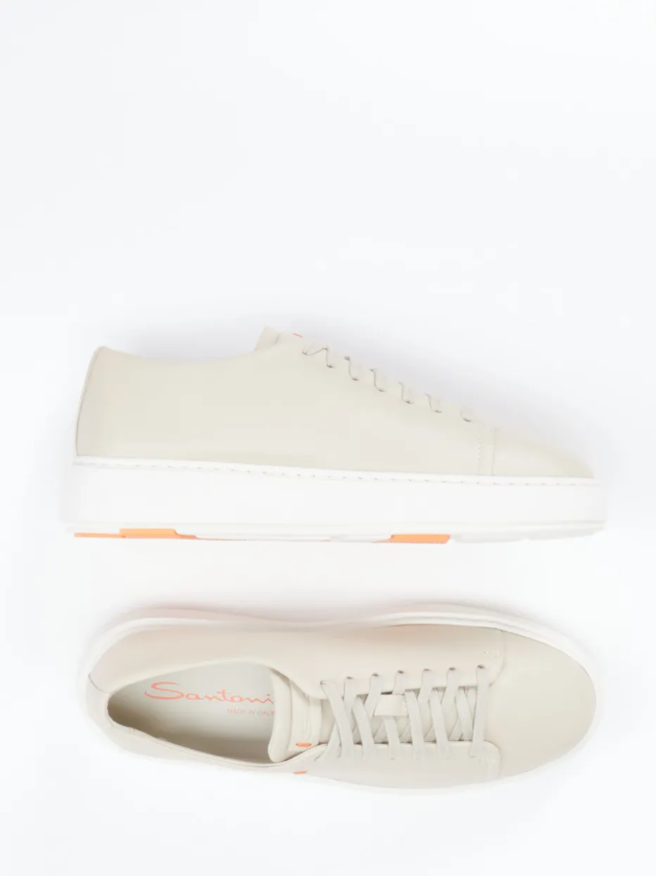 – Sneaker aus Lammleder in*Santoni Outlet