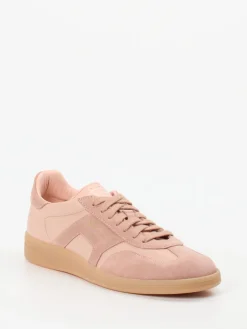 Damen Santoni – Sneaker aus Veloursleder in Alt