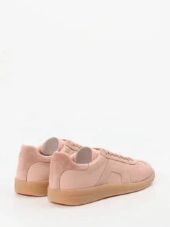 Damen Santoni – Sneaker aus Veloursleder in Alt