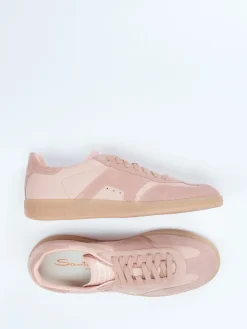 Damen Santoni – Sneaker aus Veloursleder in Alt