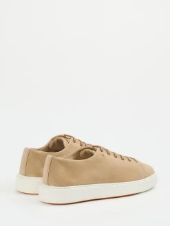 – Sneaker aus Veloursleder braun*Santoni Outlet