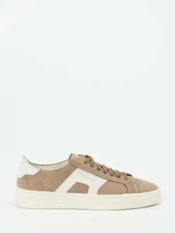 – Sneaker aus Veloursleder in Sandbeige*Santoni Hot