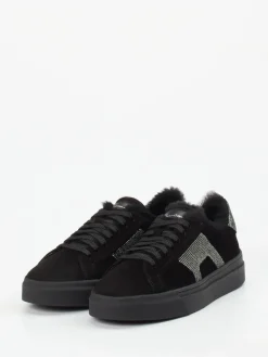 Damen Santoni – Sneaker aus Veloursleder