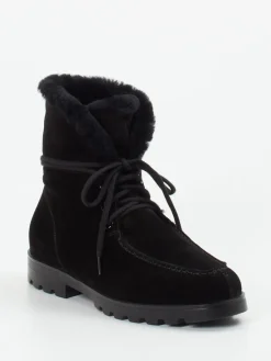 – Stiefelette aus Veloursleder*Santoni