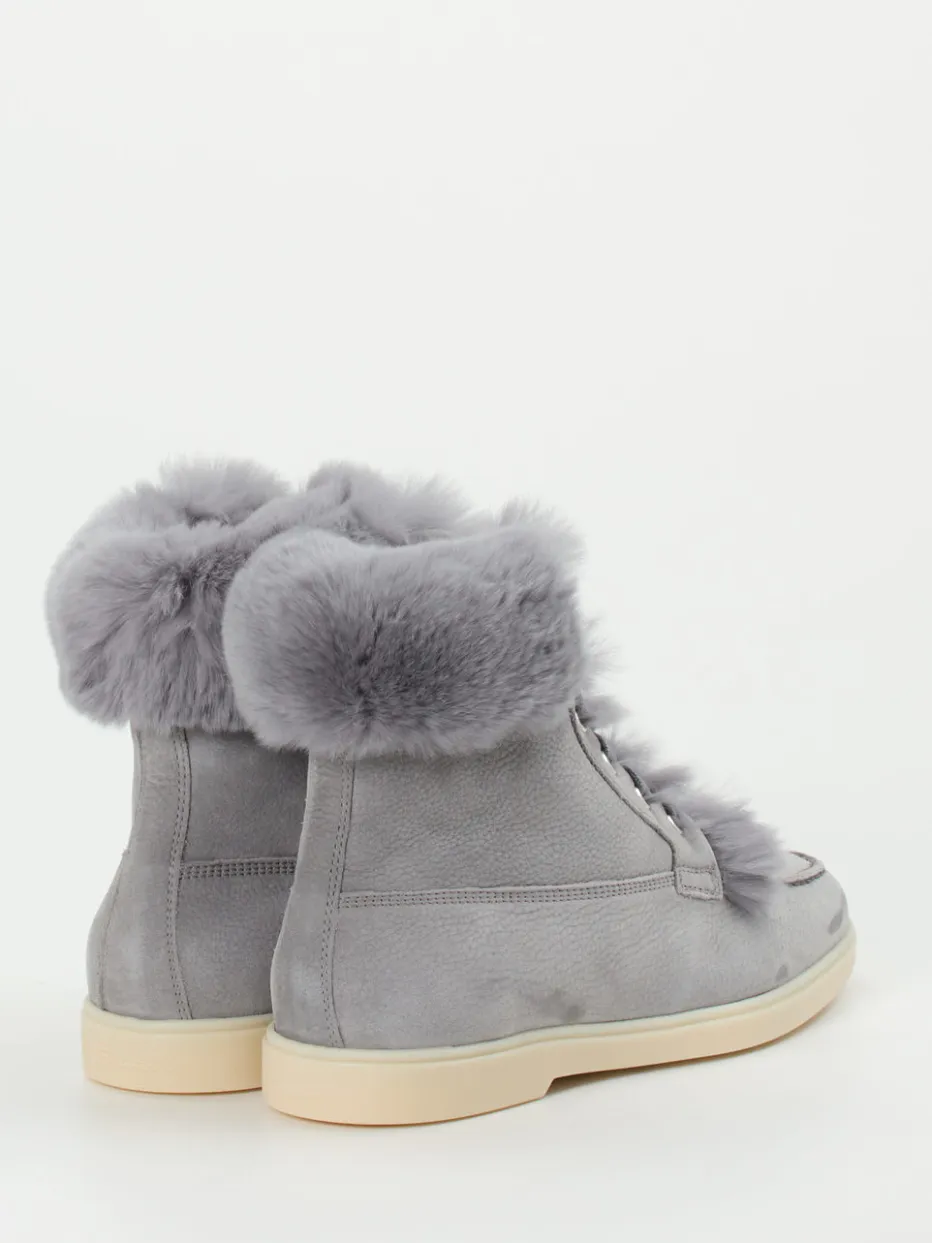 Damen Santoni – Stiefelette aus Nubukleder in