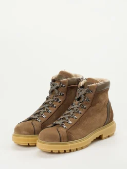 – Stiefeletten aus Nubukleder in*Santoni Best