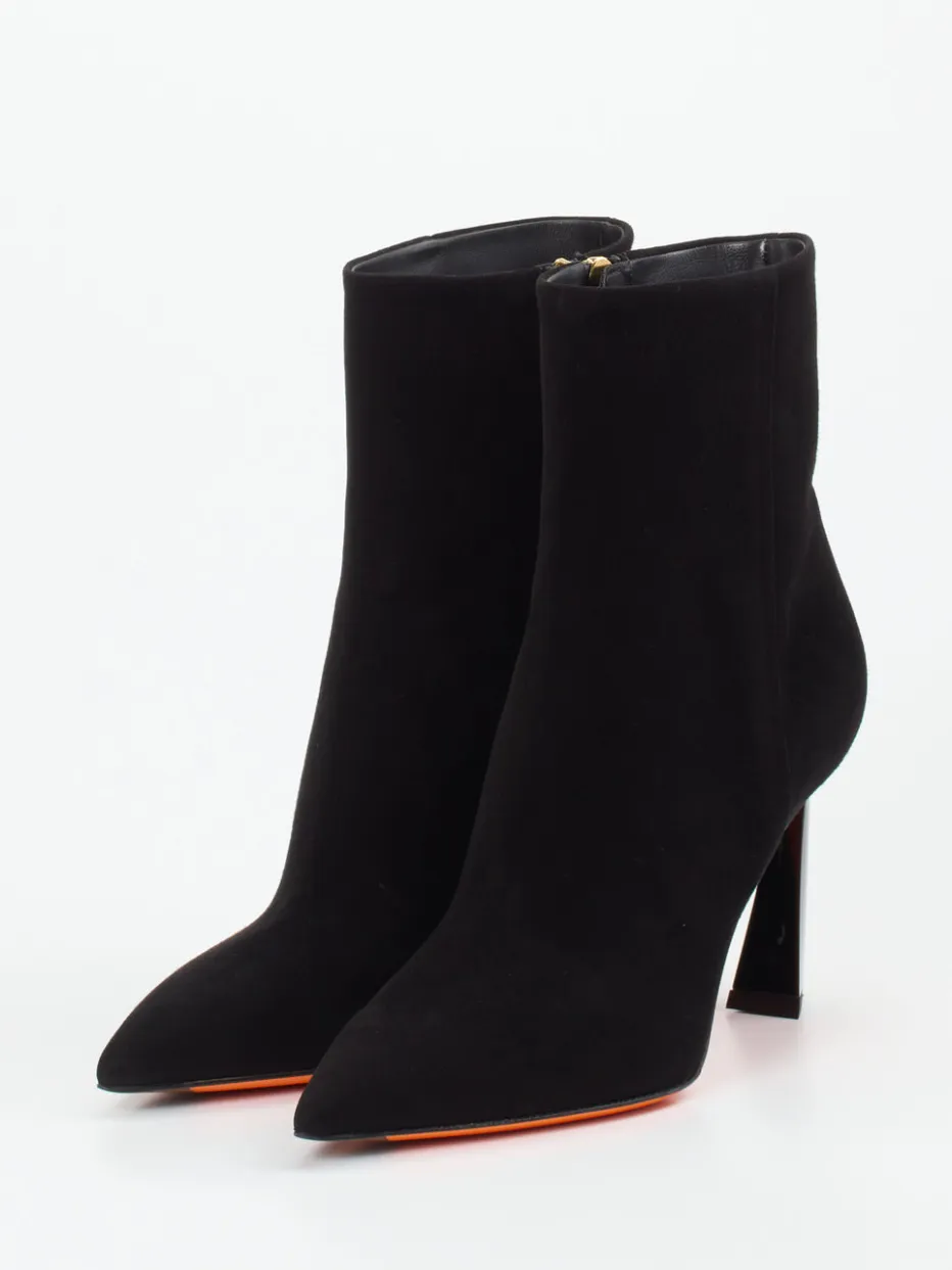 Damen Santoni – Stiefeletten aus Veloursleder