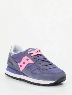 Damen Saucony – Retro-Sneaker aus Textil und Veloursleder