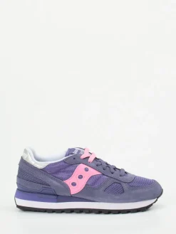 Damen Saucony – Retro-Sneaker aus Textil und Veloursleder