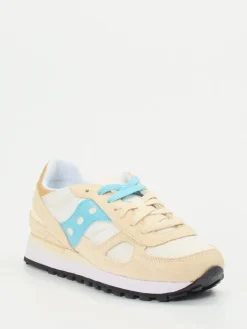 Damen Saucony – Retro-Sneaker aus Textil mit Wildlederstruktur