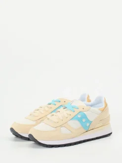 Damen Saucony – Retro-Sneaker aus Textil mit Wildlederstruktur