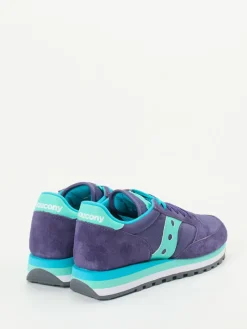 Damen Saucony – Retro-Sneaker aus Veloursleder und Textil Violett