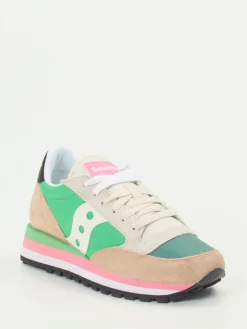 Damen Saucony – Retro-Sneaker aus Textil und Veloursleder