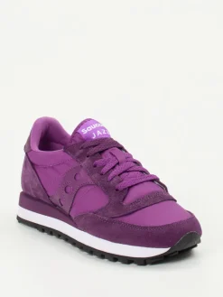 Damen Saucony – Sneaker aus Textil und Veloursleder Violett