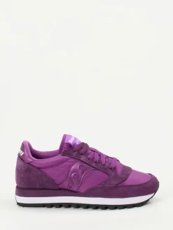 Damen Saucony – Sneaker aus Textil und Veloursleder Violett