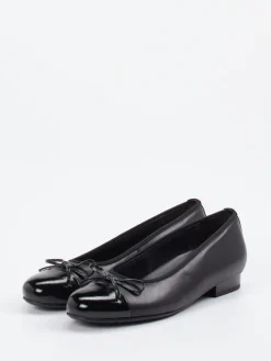 Damen Semler – Ballerinas aus Kalbleder mit Lackkappe