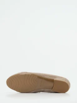 Damen Semler – Ballerinas aus Veloursleder braun