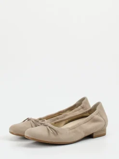 – Ballerinas aus Veloursleder in grau*Semler Clearance