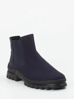 Damen Semler – Chelsea Boots aus Nubukleder Dunkel